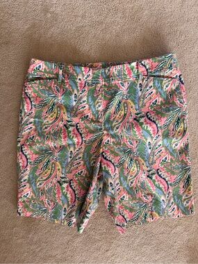 Talbots Pink Paisley “Perfect Short” Shorts